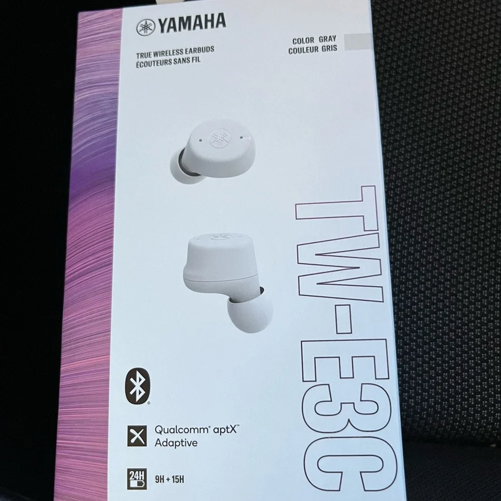 Yamaha TW-E3C True Wireless Earbuds - Gray